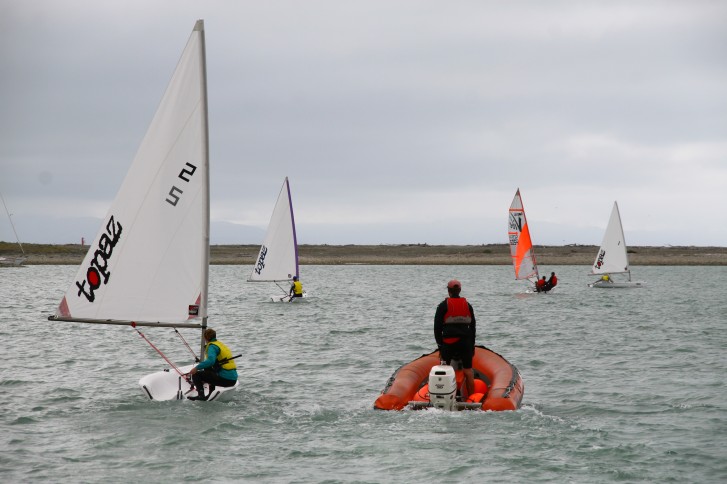Thursday evening Level 1 Sailing course out on the water